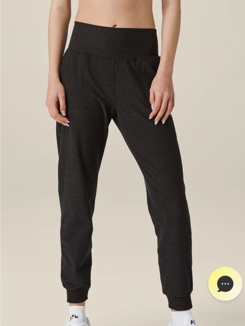 Beyond Yoga Spacedye™ Midi Jogger Size Medium Darkest Night